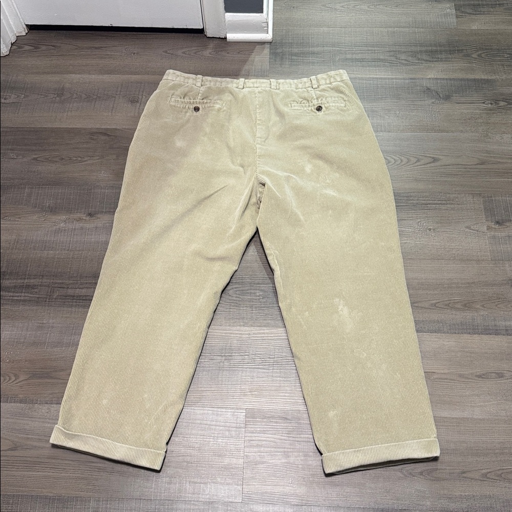 Brooks Brothers Men's Beige Corduroy Pants - Picture 3 of 3